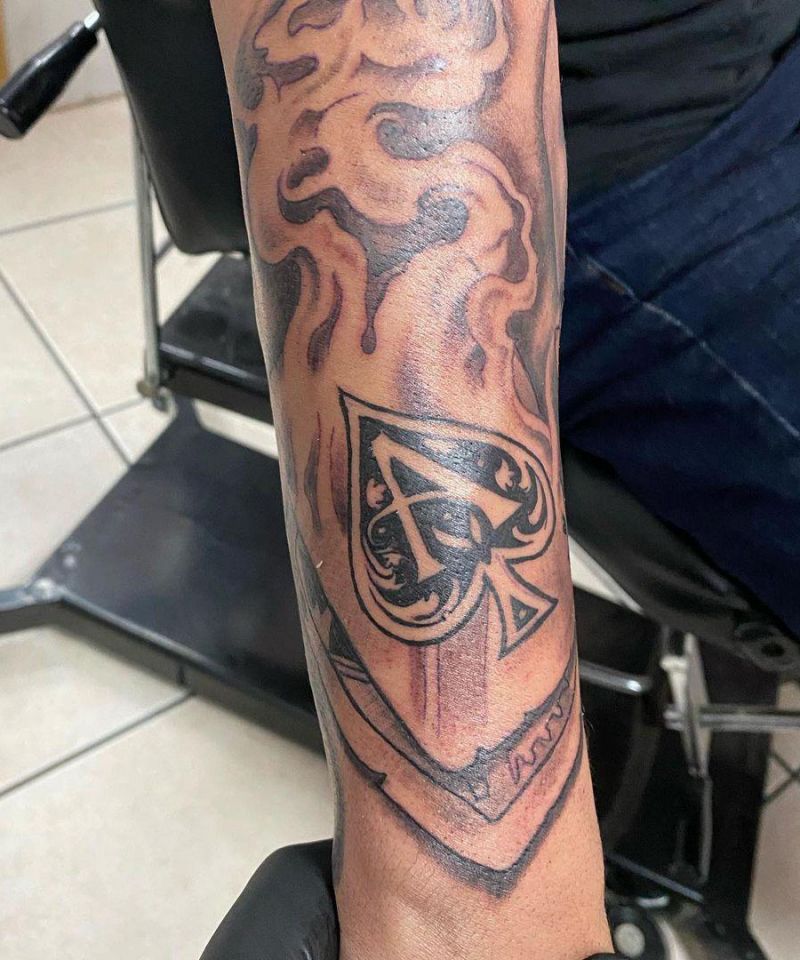 30 Unique Ace of spades Tattoos You Must Try
