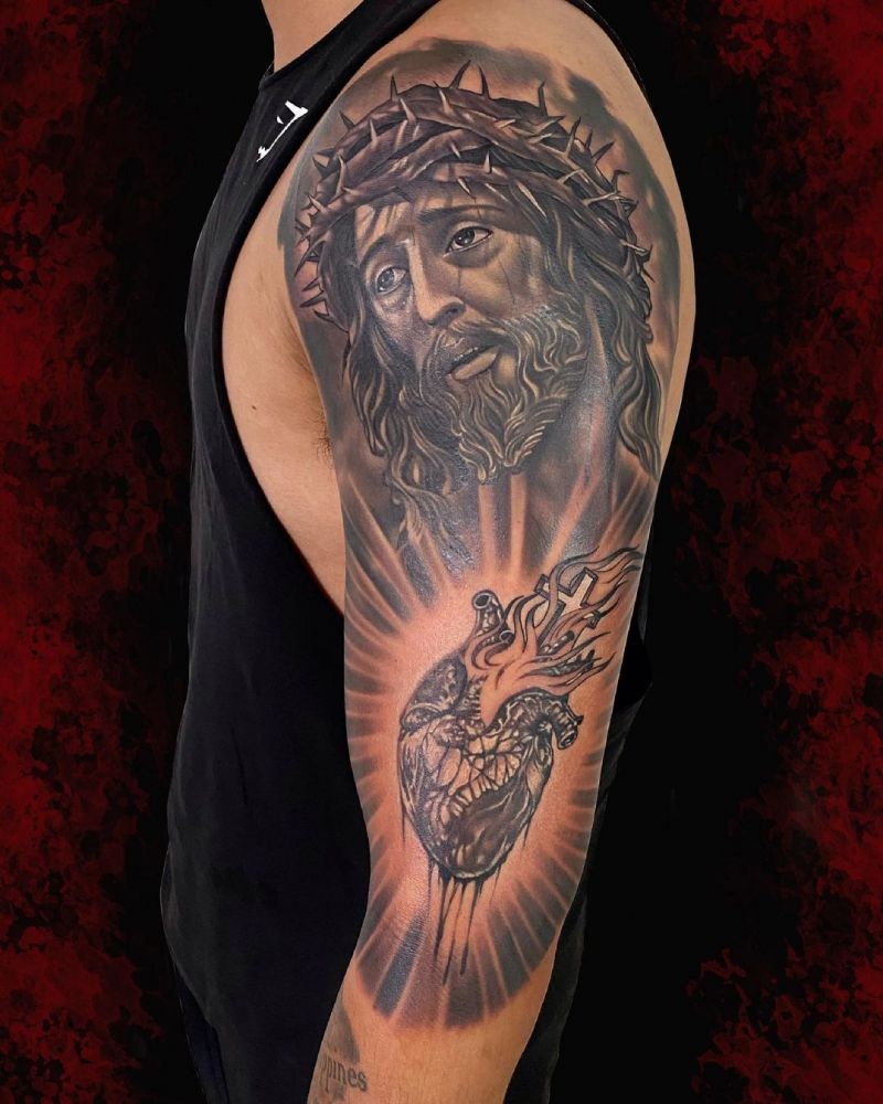 30 Unique Jesus Tattoos You Must Love