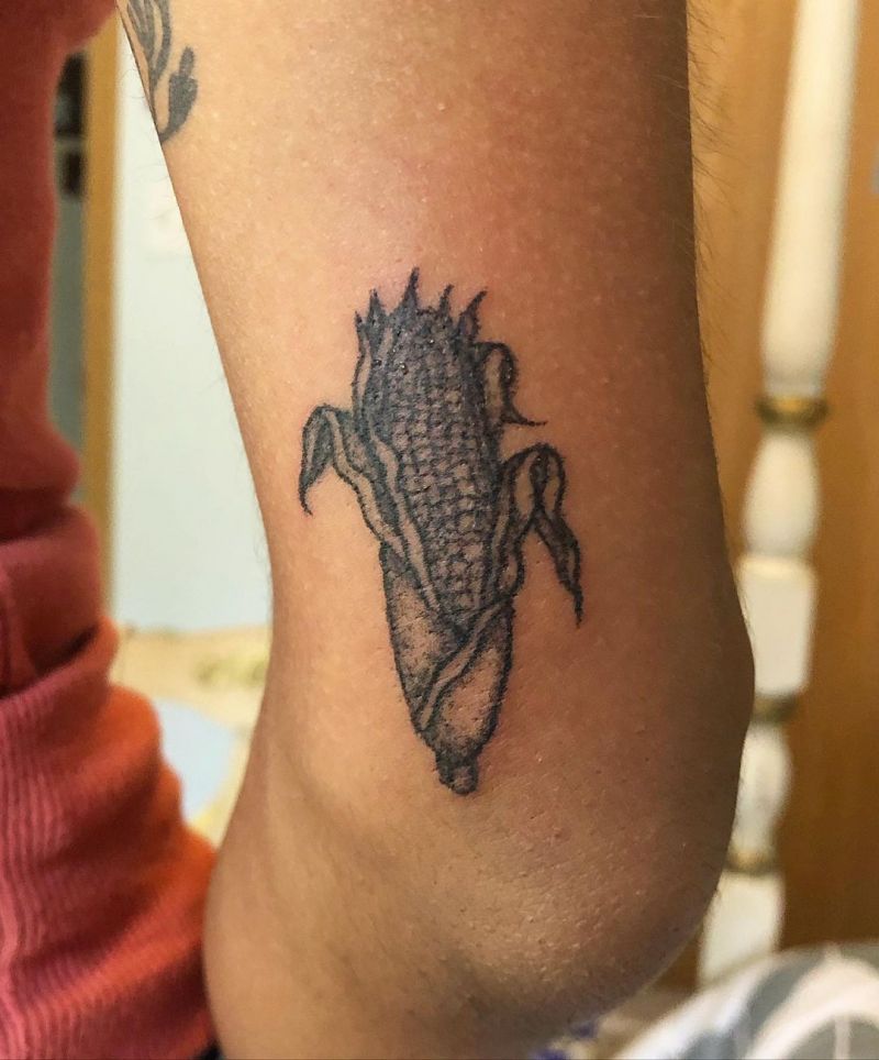 30 Unique Corn Tattoos to Inspire You