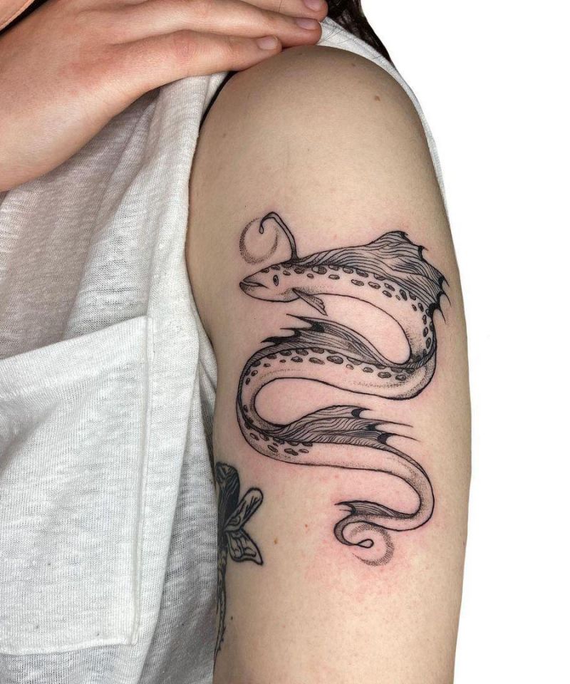 30 Unique Eel Tattoos Make You Attractive