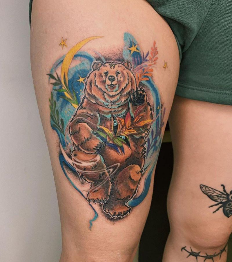 30 Bold Bear Tattoos You Must Love