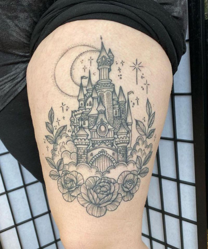 30 Unique Castle Tattoos You Can Copy
