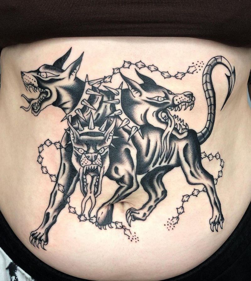 30 Unique Cerberus Tattoos You Must Try