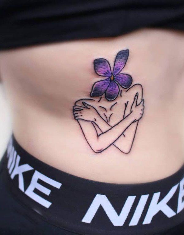 30 Elegant Violet Tattoos You Must Love