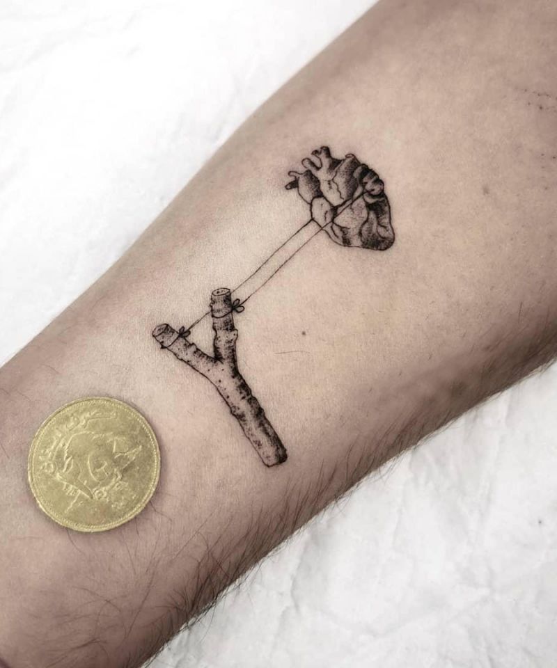 30 Unique Slingshot Tattoos to Inspire You
