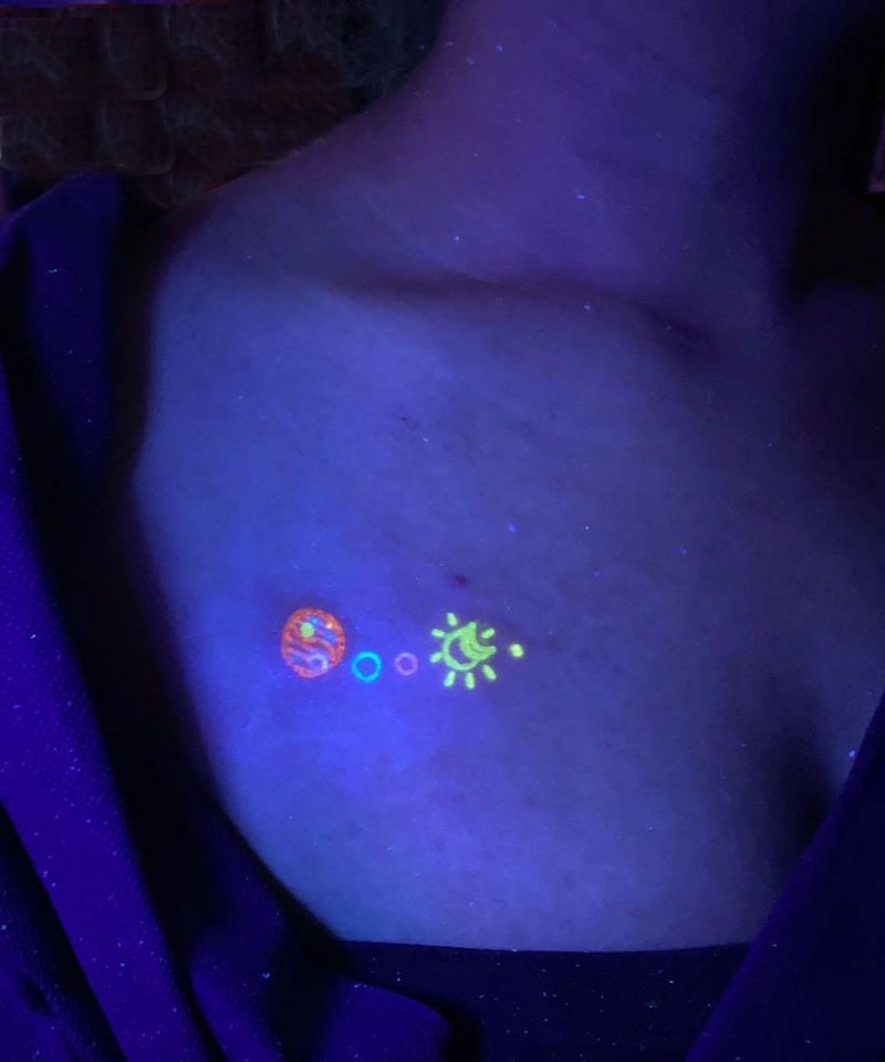30 Unique UV Tattoos You Can Copy
