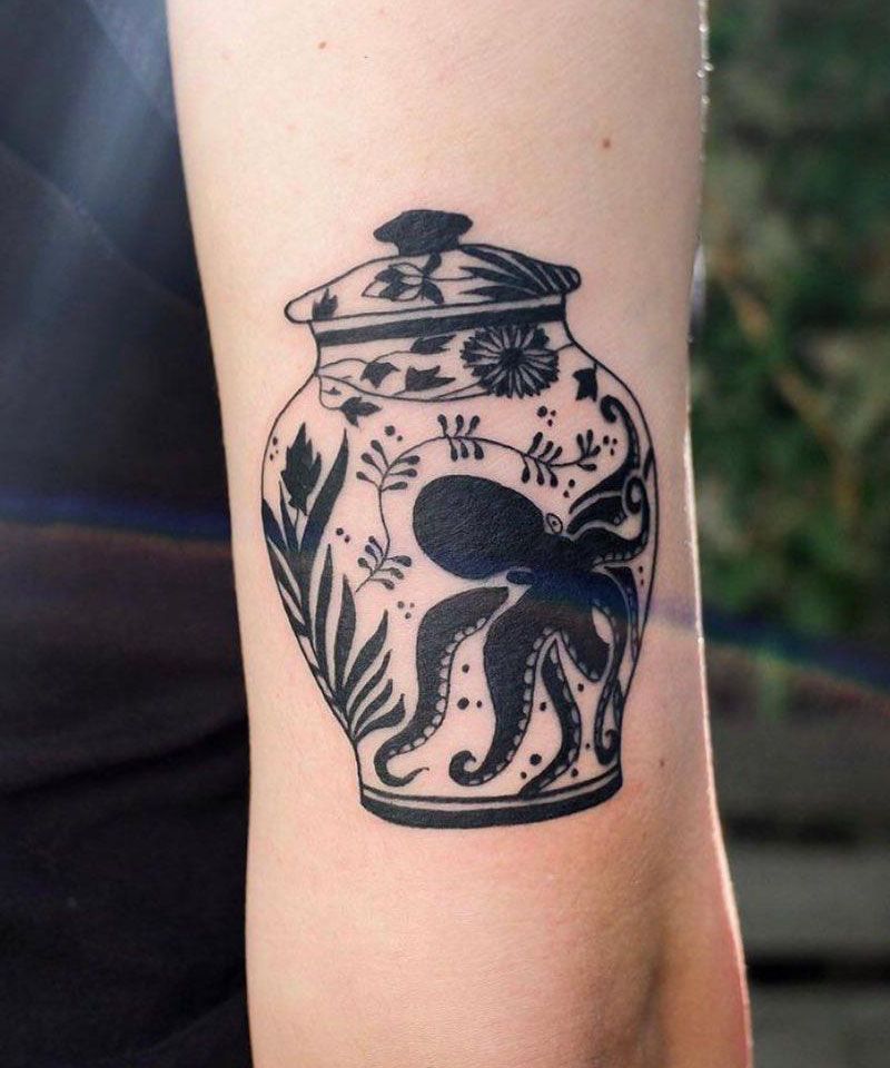 30 Unique Jar Tattoos You Can Copy