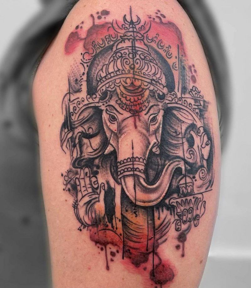 30 Unique Ganesha Tattoos You Will Love