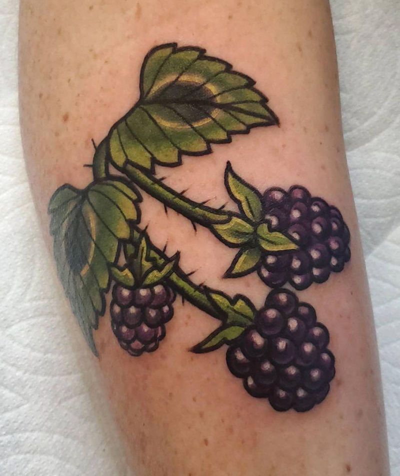 30 Elegant Blackberry Tattoos You Must Try