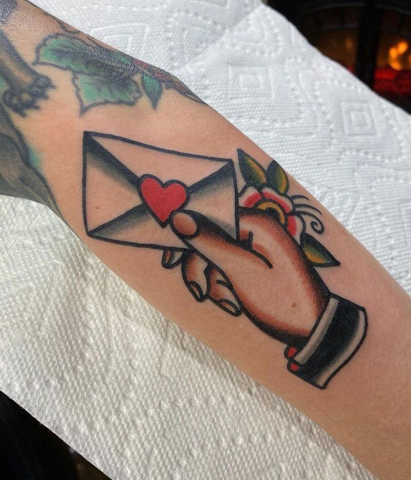 30 Elegant Love Letter Tattoos You Must Love