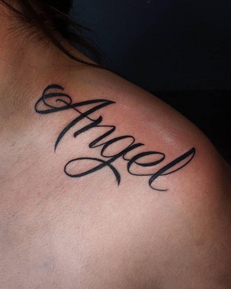 30 Unique Lettering Tattoos You Must Love