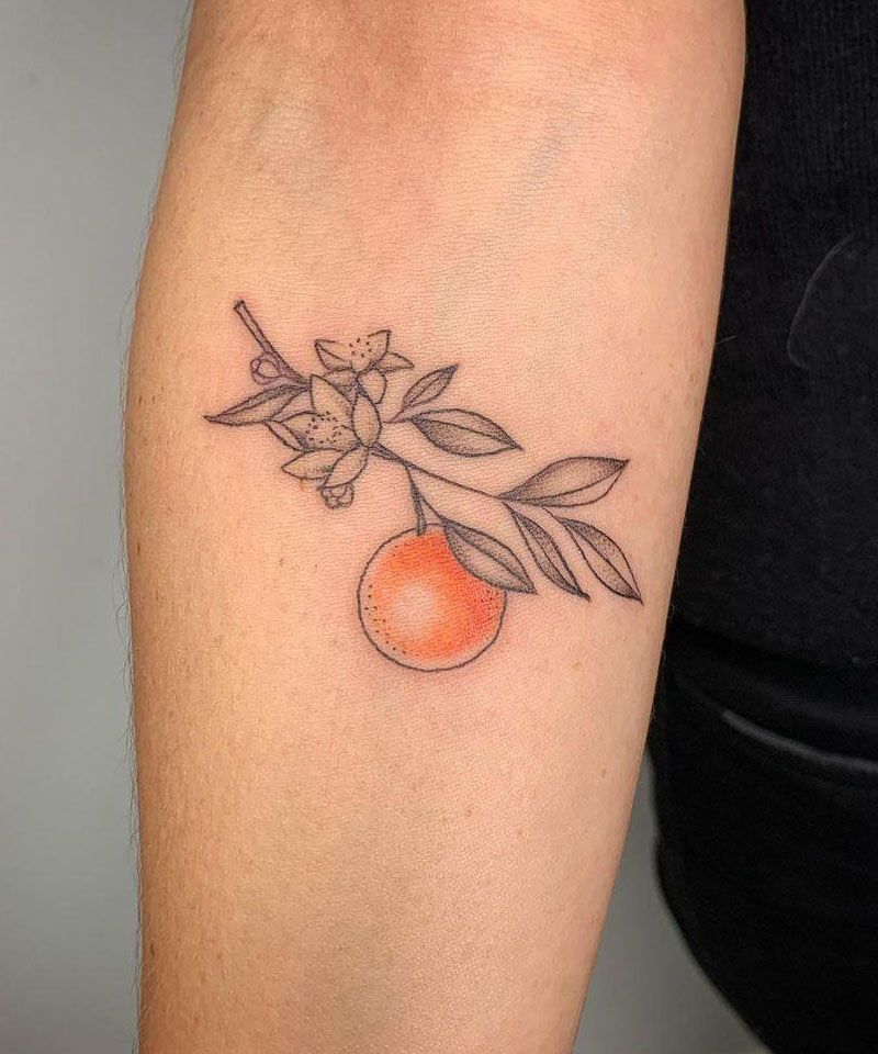 30 Elegant Orange Blossom Tattoos You Will Love