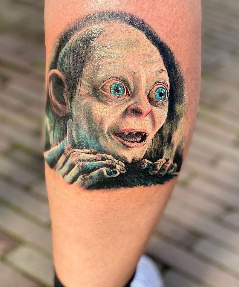 30 Unique Gollum Tattoos You Will Love