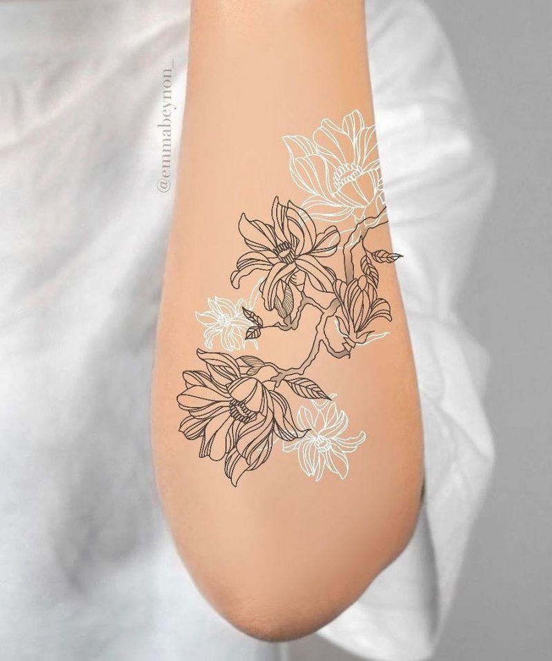 30 Elegant White Ink Tattoos You Must Try