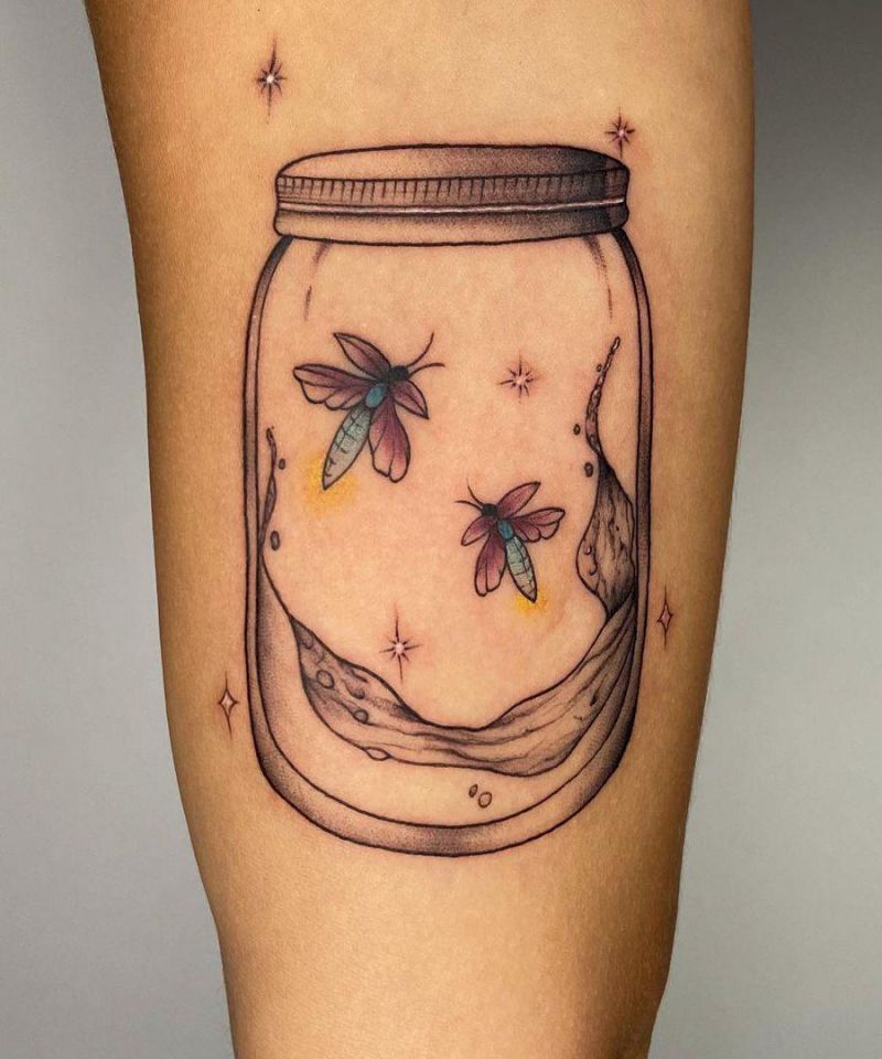30 Unique Jar Tattoos You Can Copy