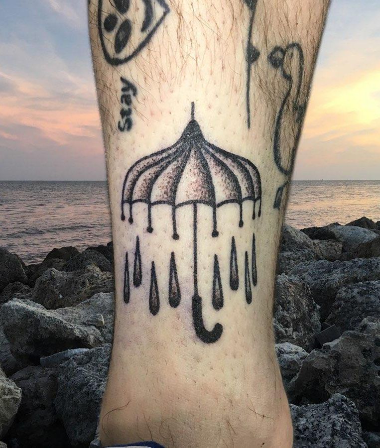 30 Elegant Umbrella Tattoos to Inspire You