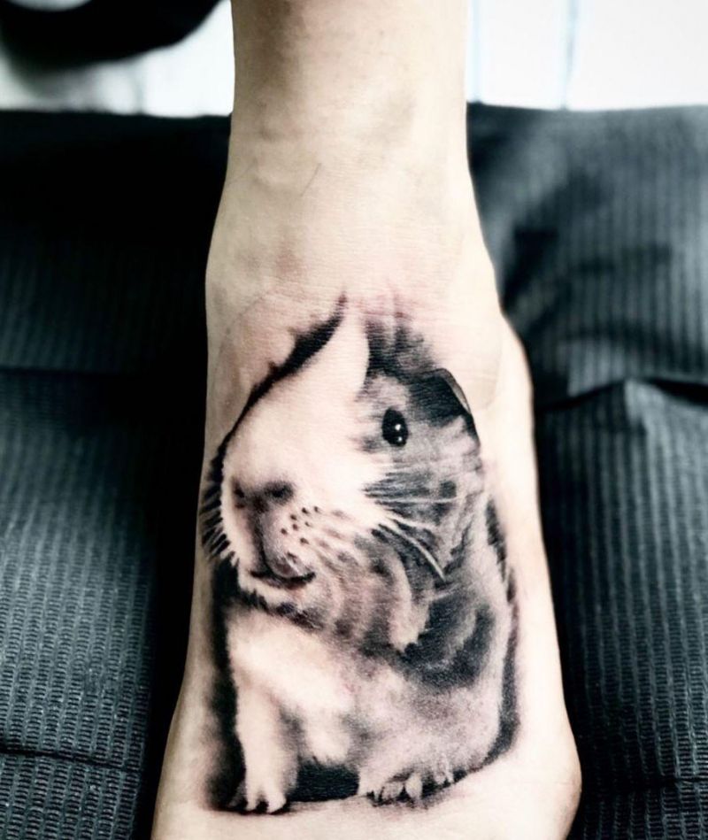 30 Cute Guinea Pig Tattoos for Your Inspiration