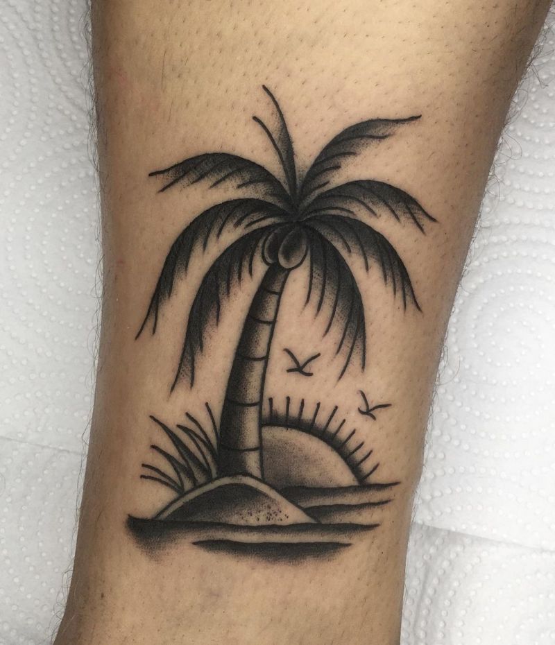 30 Elegant Palm Tree Tattoos for Your Inspiration