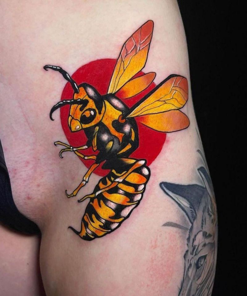 30 Unique Wasp Tattoos Make You Attractive