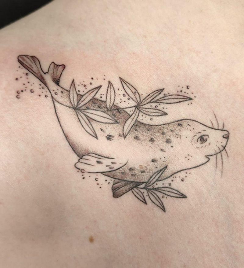 30 Cute Seal Tattoos to Inspire You