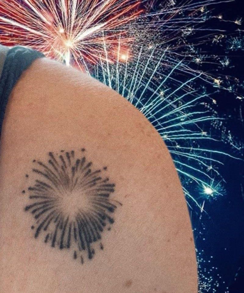 30 Elegant Fireworks Tattoos Make You Attractive