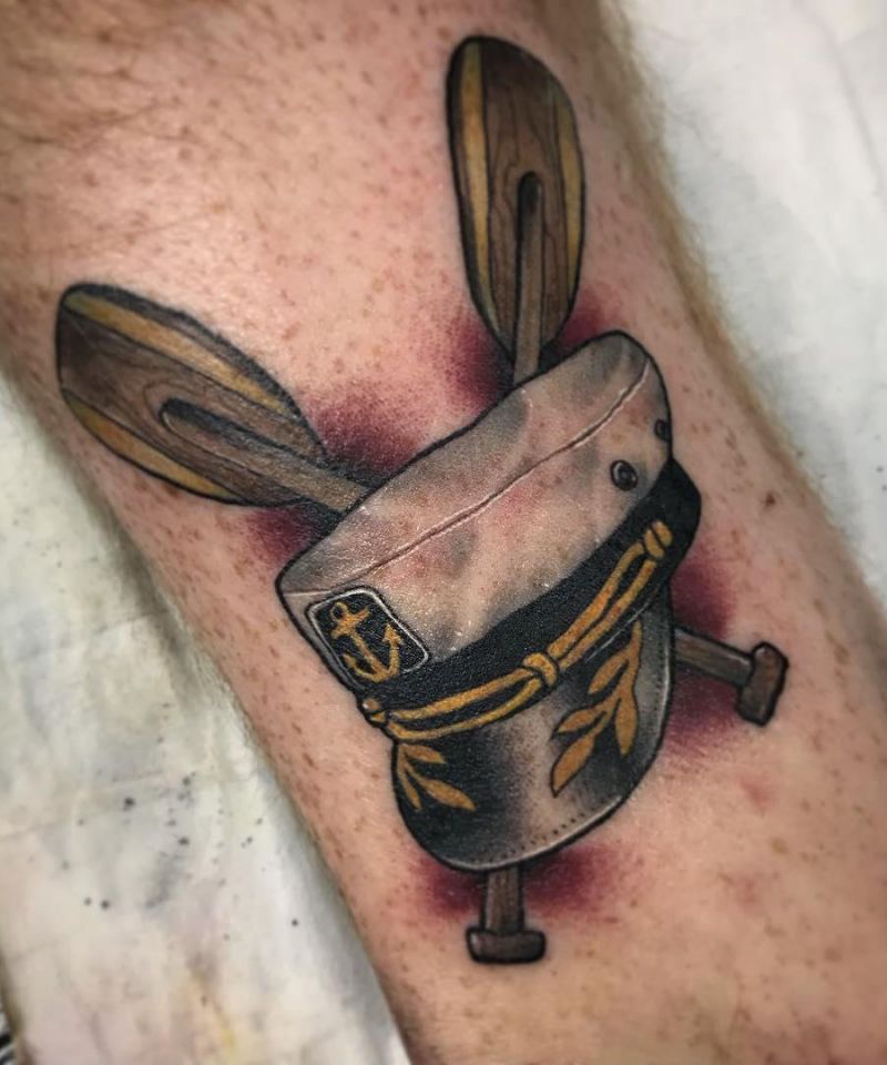 30 Unique Paddle Tattoos You Must Love