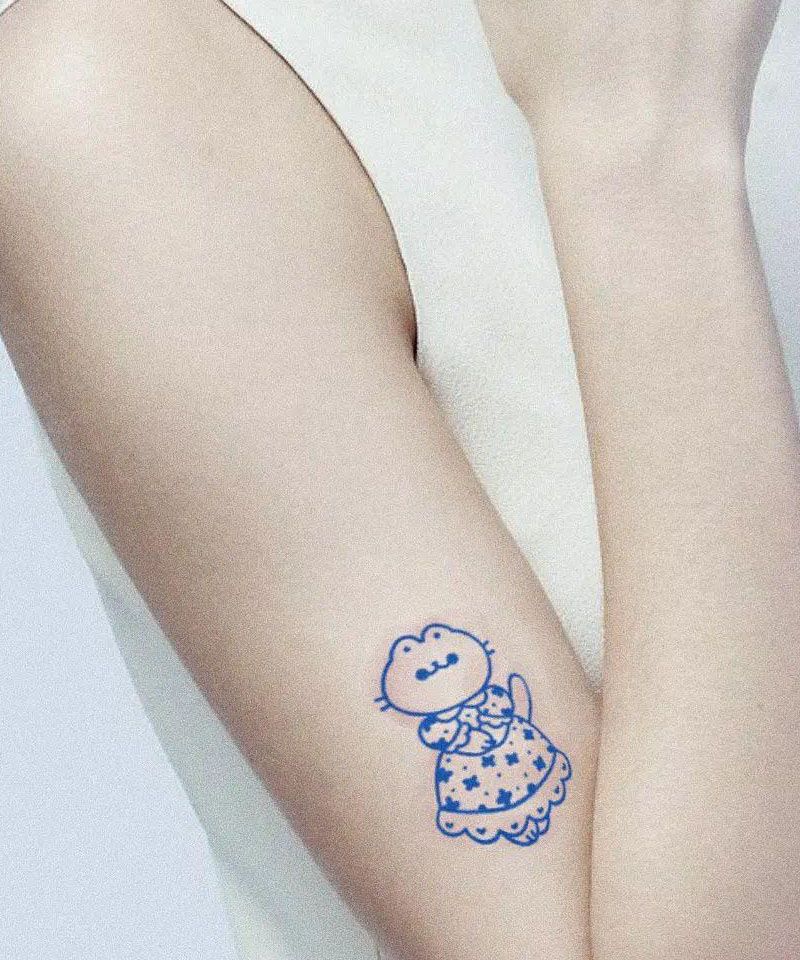 30 Elegant Blue Tattoos You Must Love