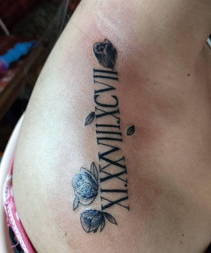 30 Elegant Roman Numeral Tattoos Make You Attractive