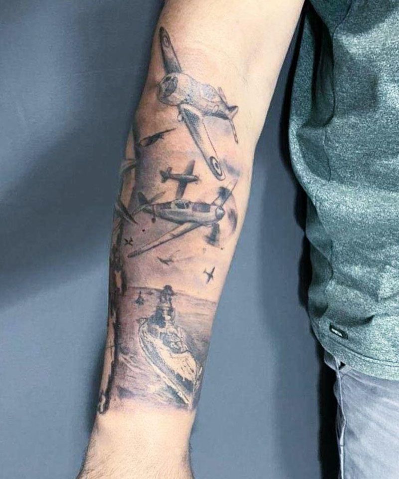 30 Unique War Tattoos You Can Copy