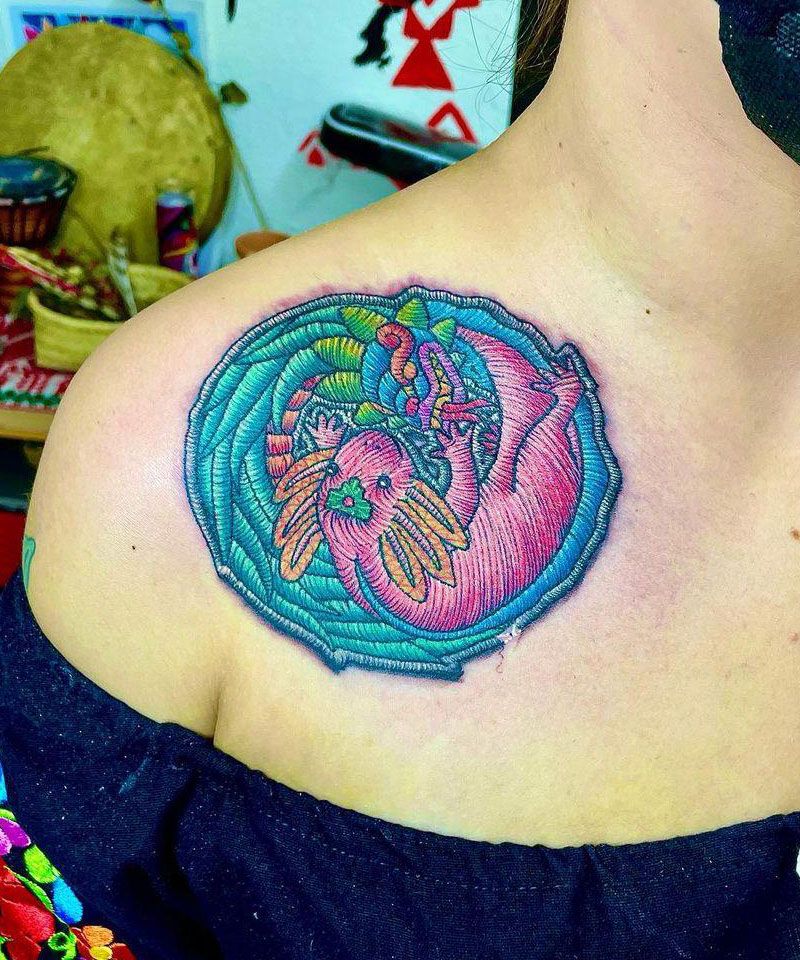 30 Unique Embroidery Tattoos You Need to Copy