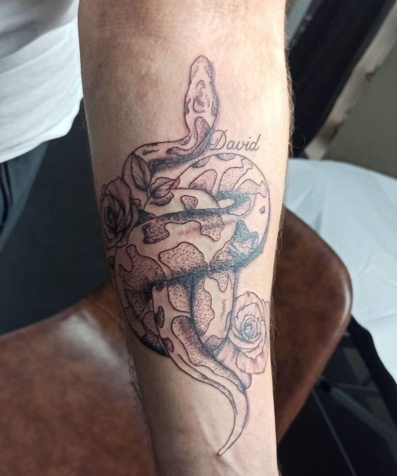 30 Unique Python Tattoos You Must Love