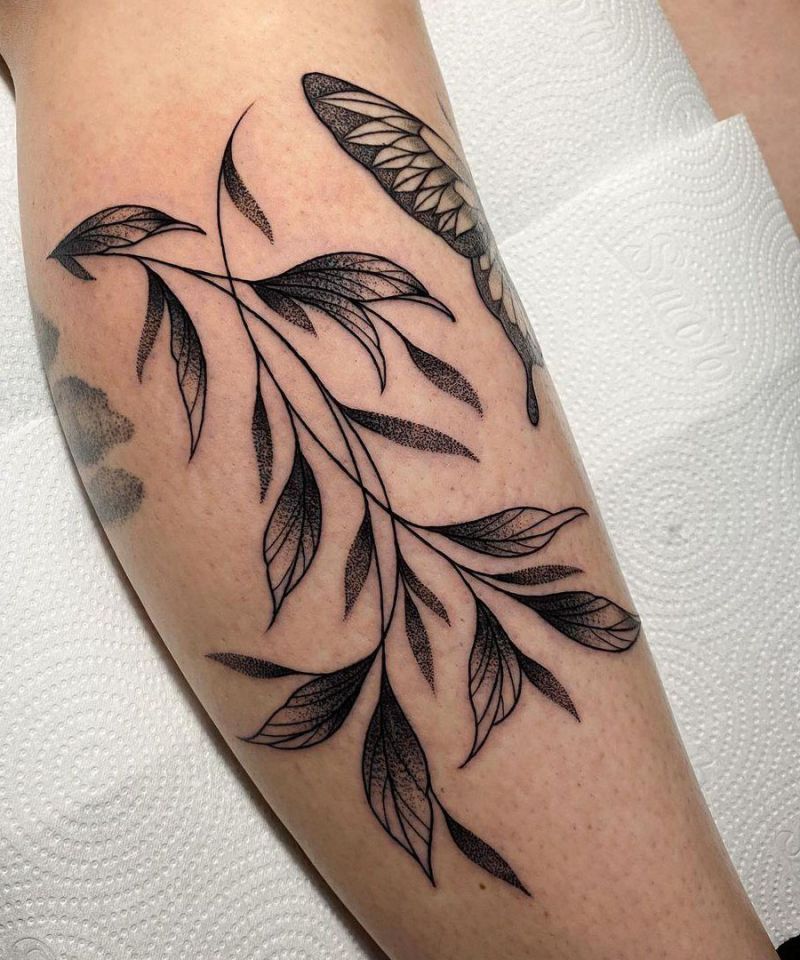 30 Elegant Branch Tattoos You Must Love