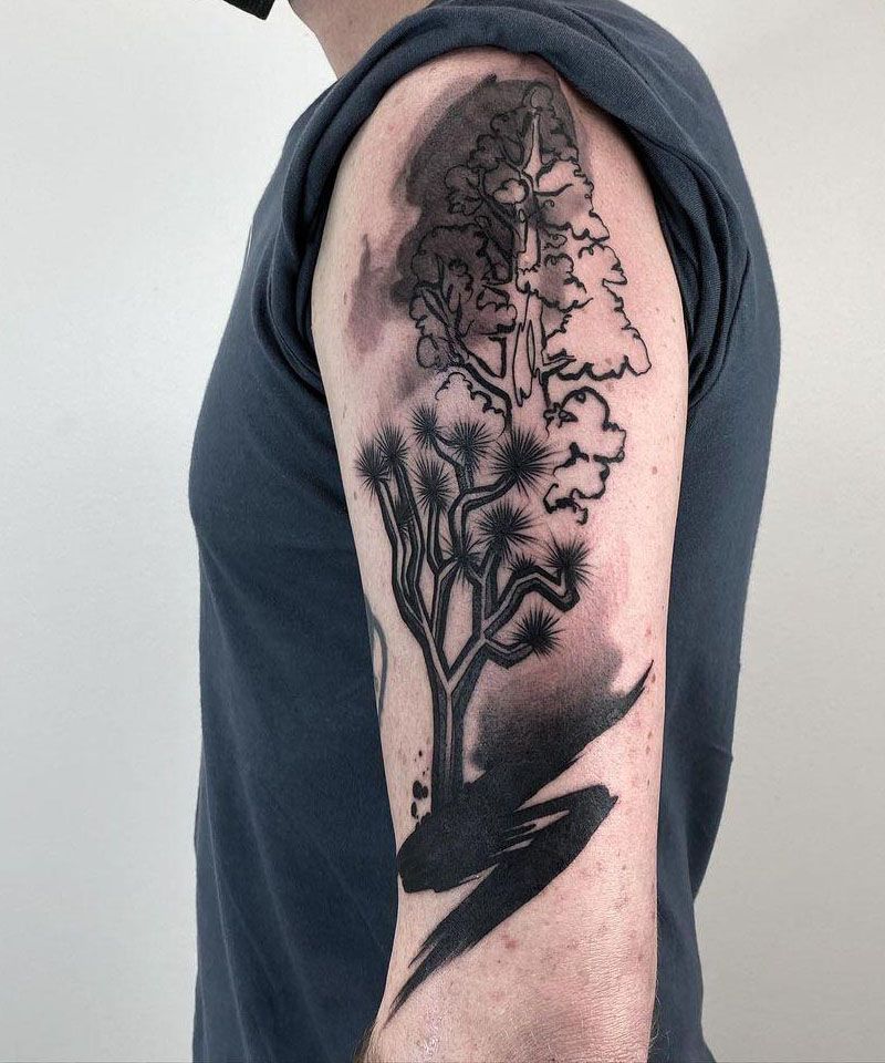 20 Unique Joshua Tree Tattoos to Inspire You