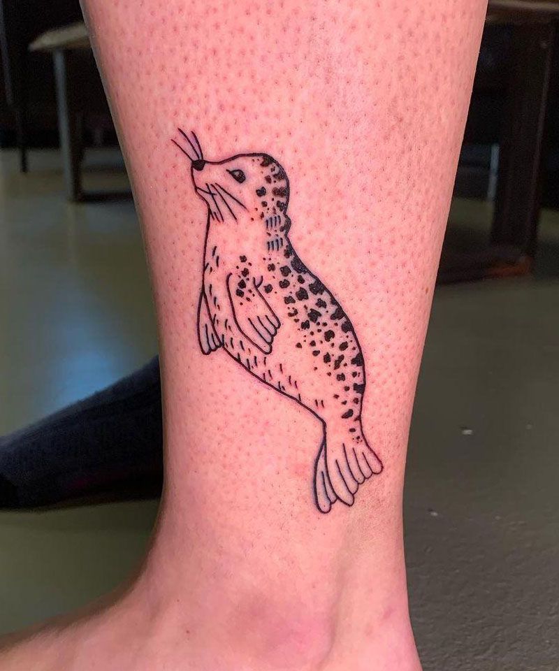 30 Cute Seal Tattoos to Inspire You