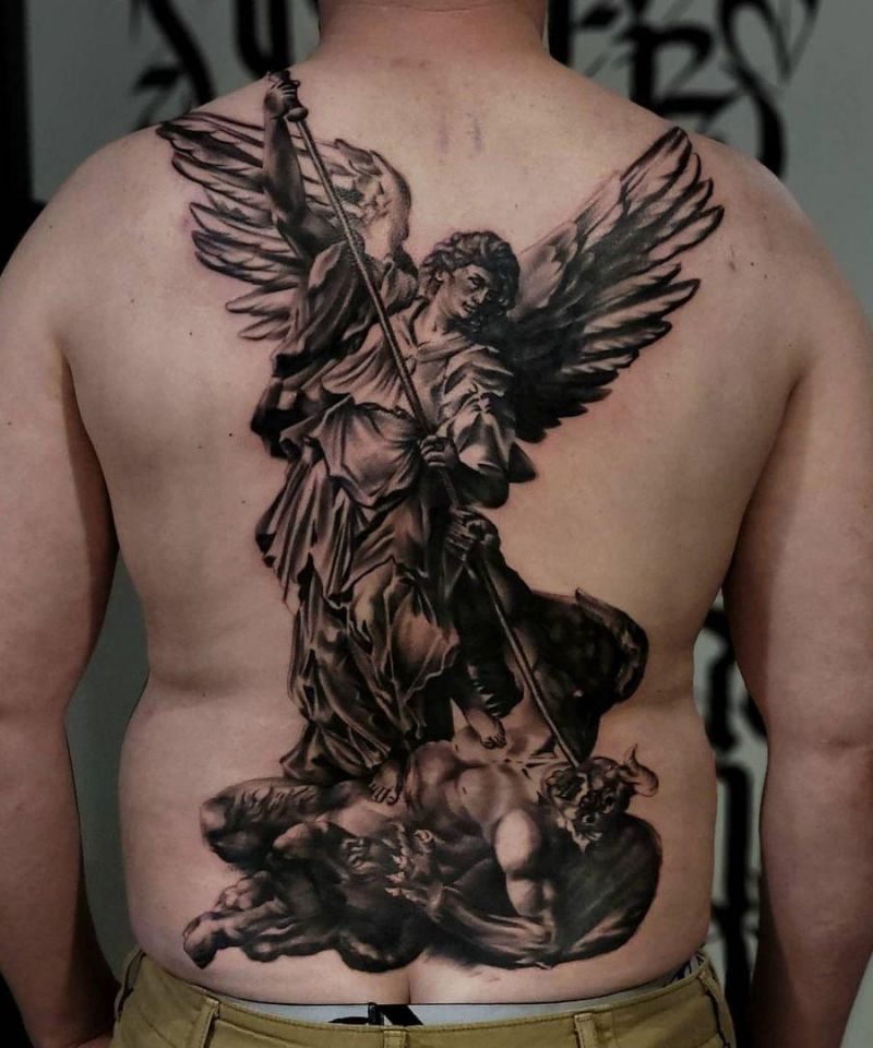 30 Unique Archangel Tattoos You Need to Copy
