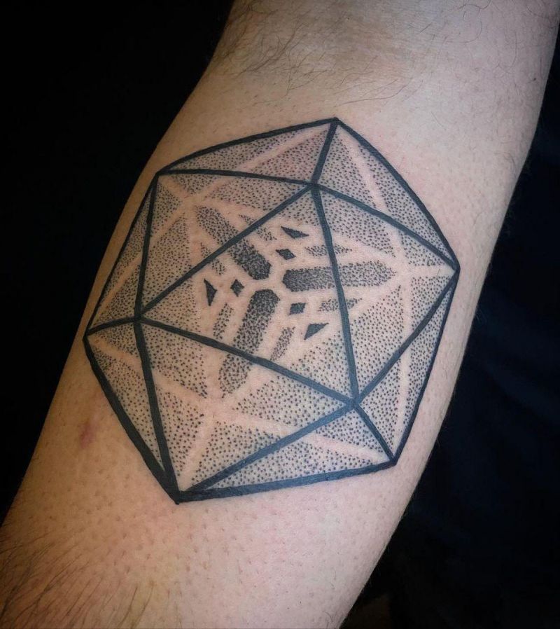 30 Elegant Hexagon Tattoos Make You Attractive