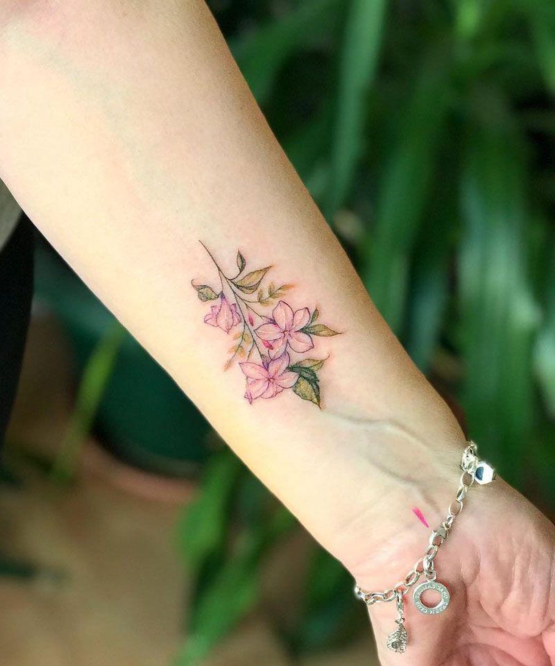 30 Elegant Jasmine Tattoos to Inspire You