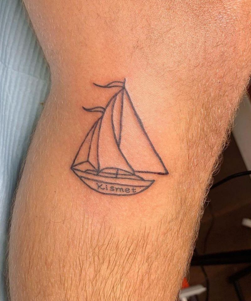 30 Elegant Sailboat Tattoos Make You Attractive