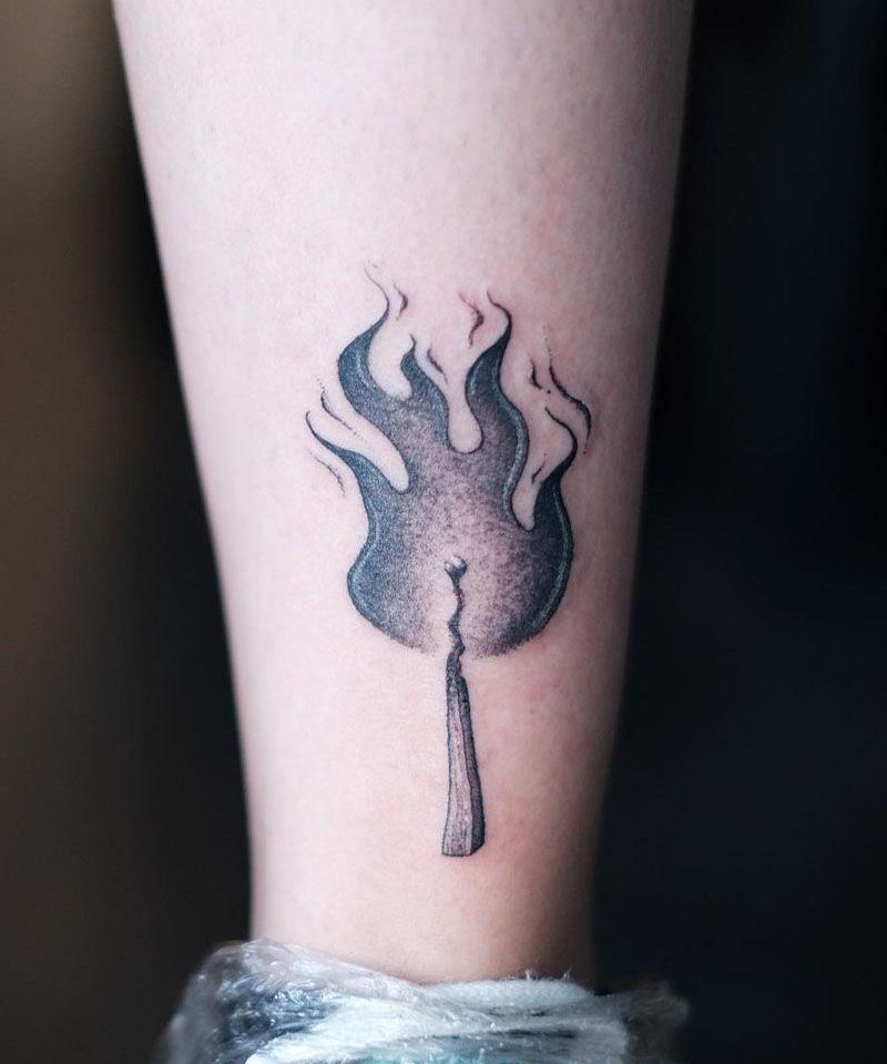 30 Unique Match Tattoos You Need to Copy