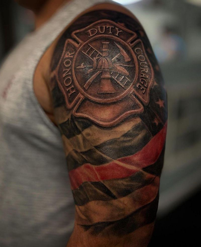 30 Unique Firefighter Tattoos to Inspire You