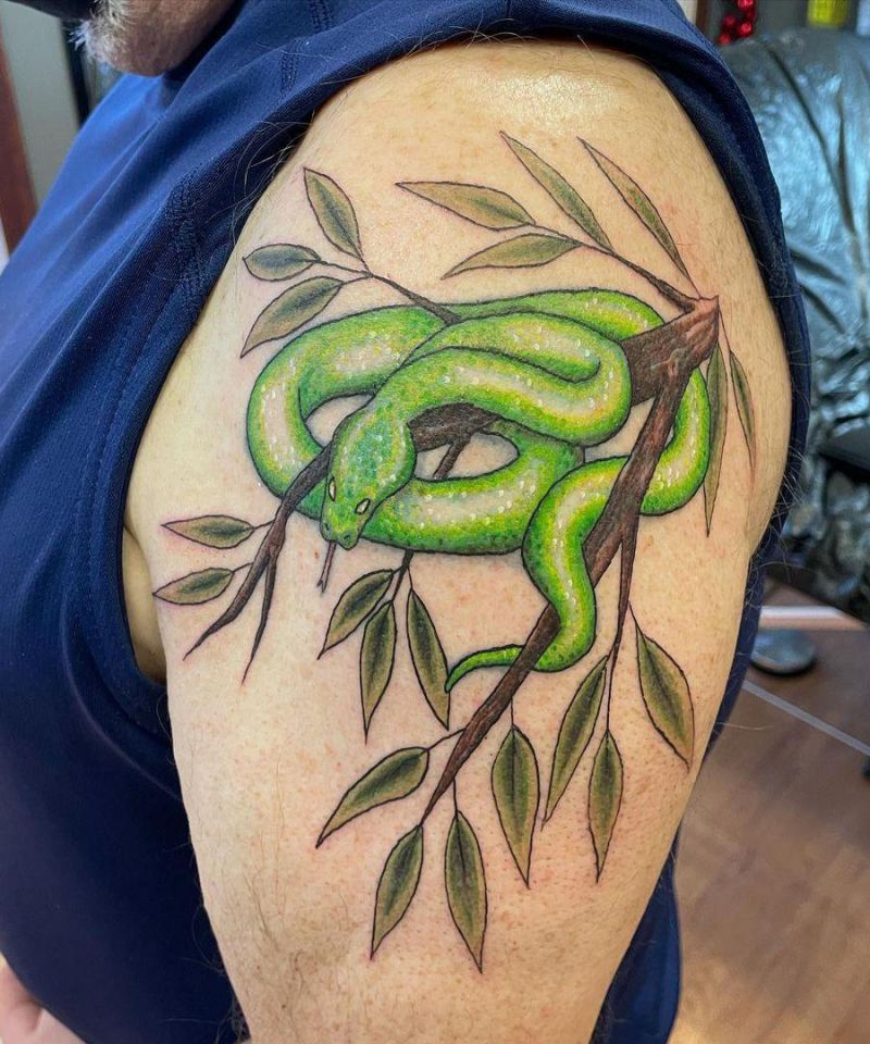 30 Unique Python Tattoos You Must Love