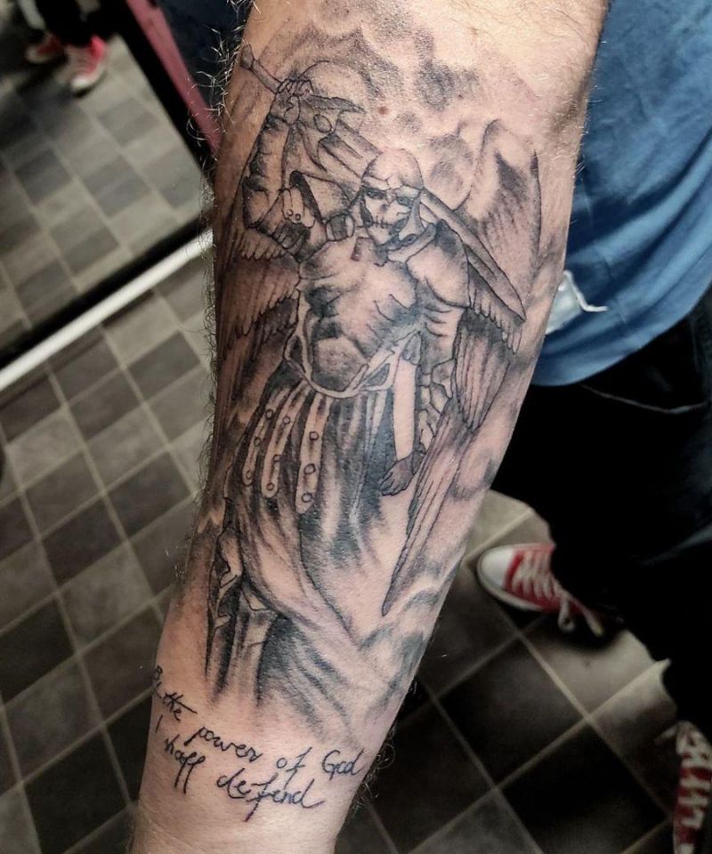 30 Unique Archangel Tattoos You Need to Copy