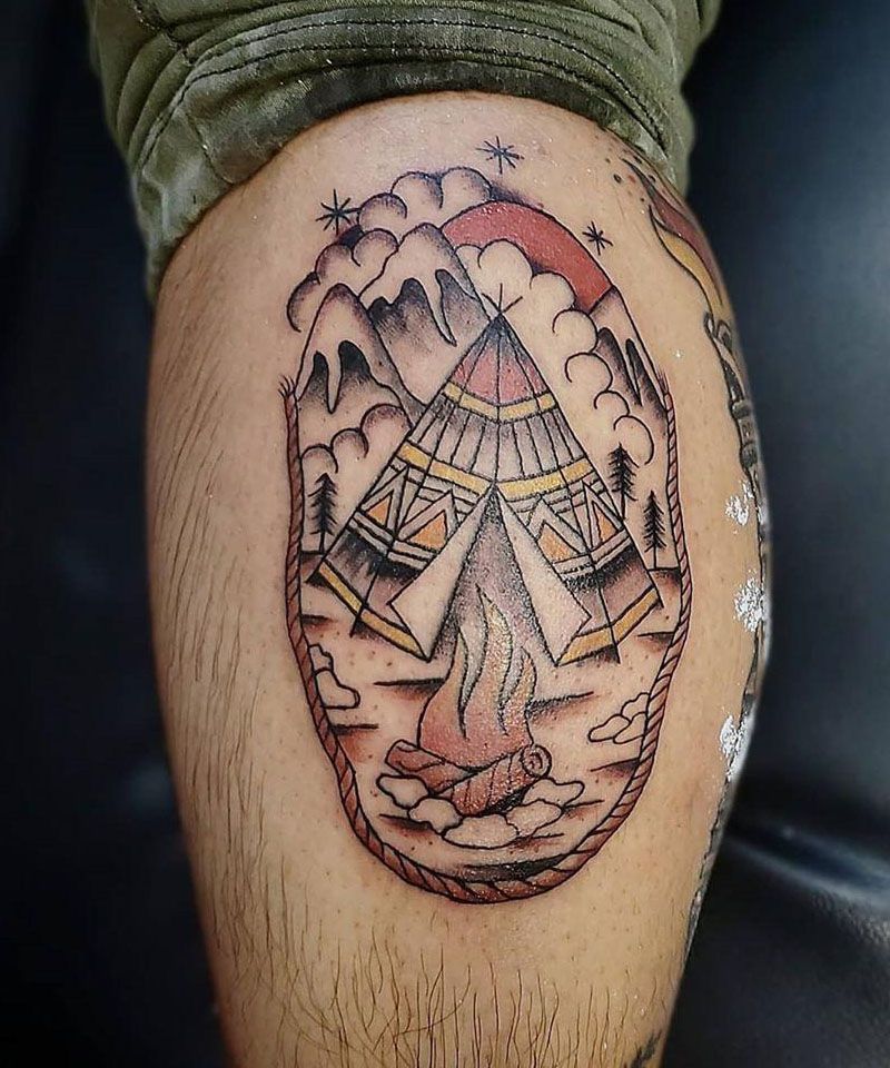 30 Unique Camp Tattoos You Need to Copy