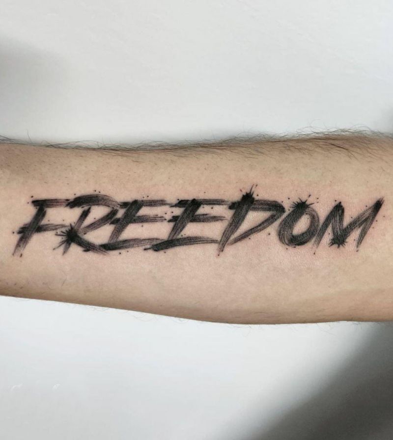 30 Elegant Freedom Tattoos You Can Copy