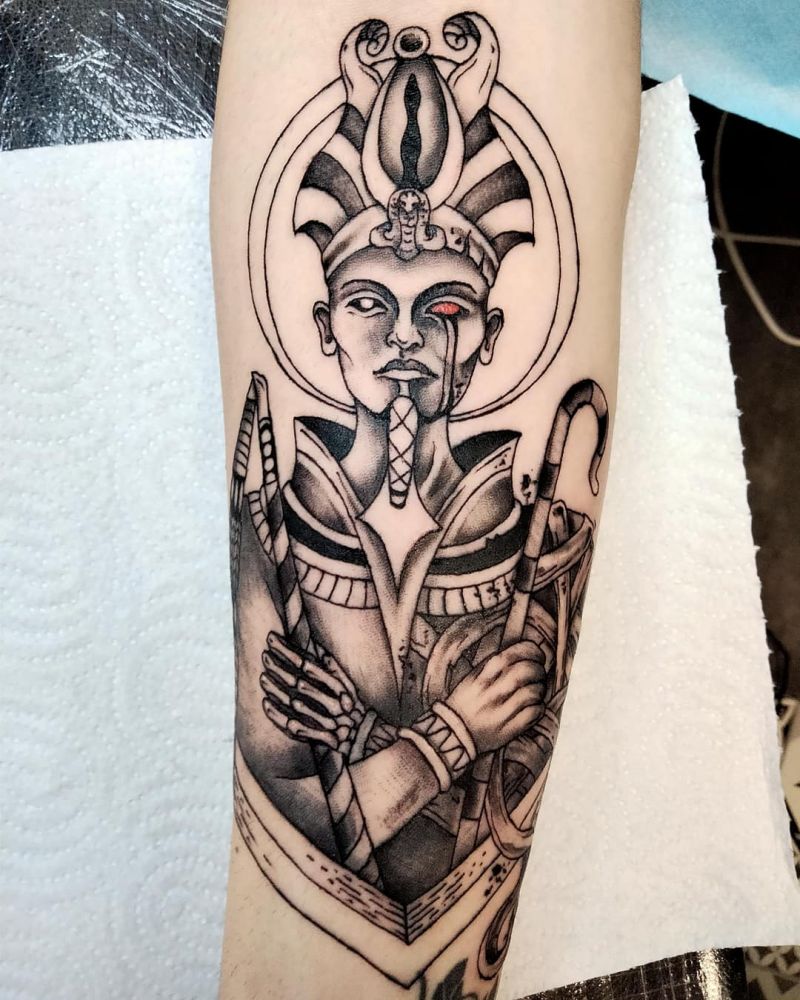 Egyptian osiris tattoo