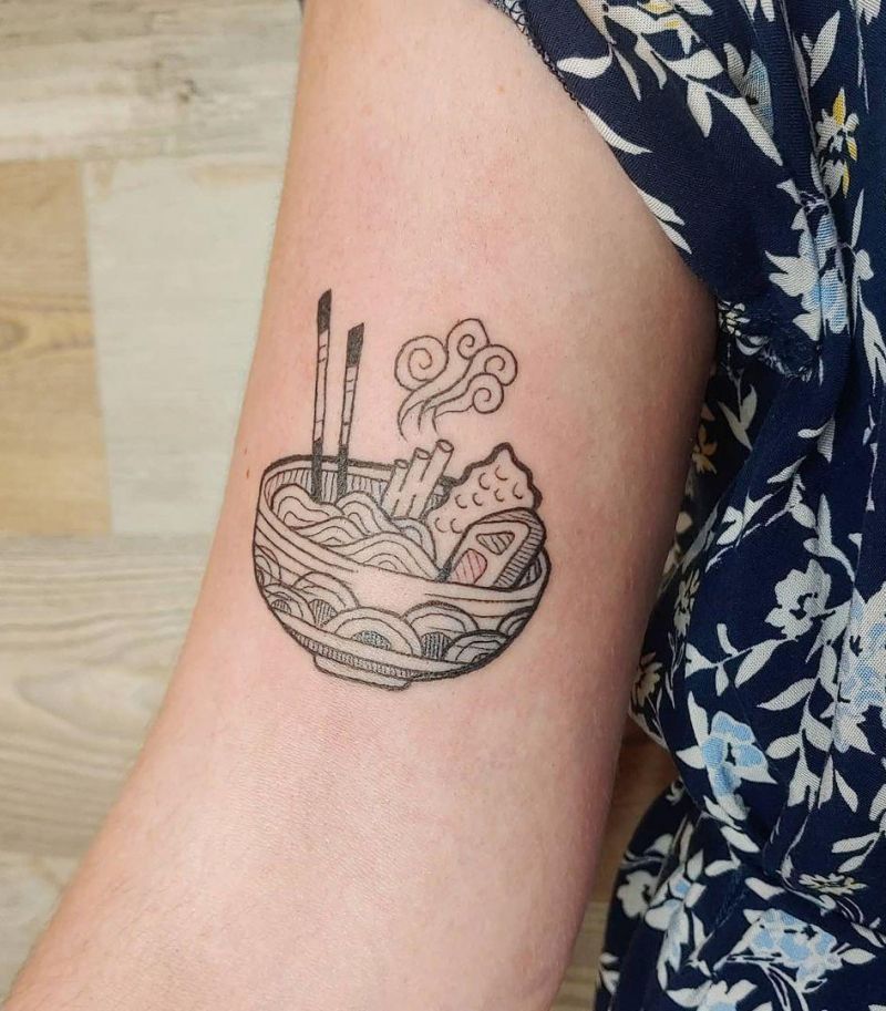 30 Unique Noodle Tattoos for Your Inspiration