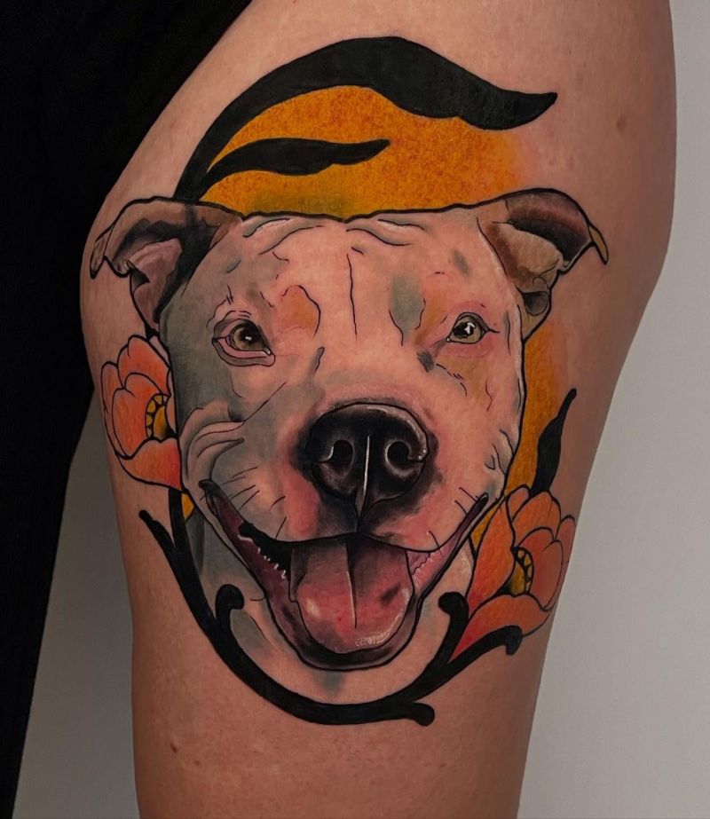 30 Great Pitbull Tattoos You Can Copy