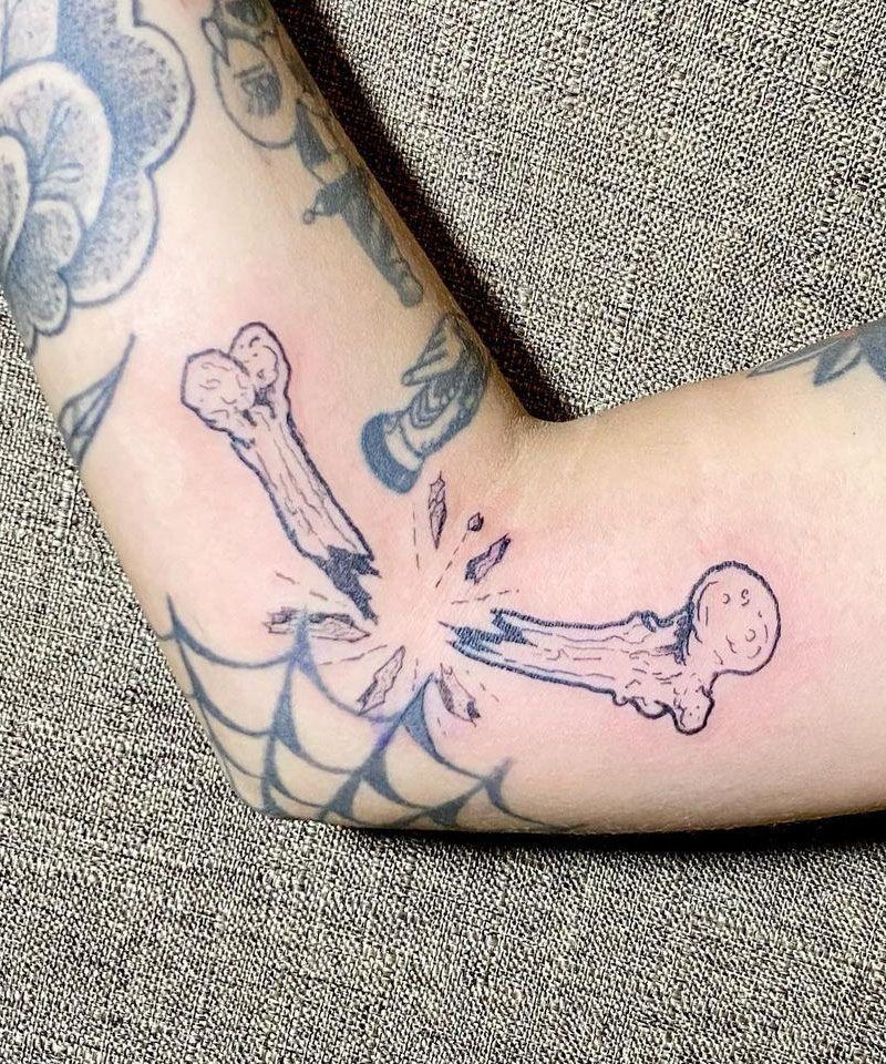 30 Elegant Broken Bone Tattoos Make You Attractive