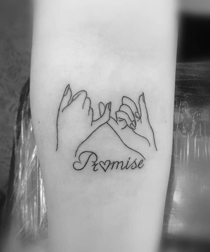 30 Unique Pinky Promise Tattoos You Can Copy