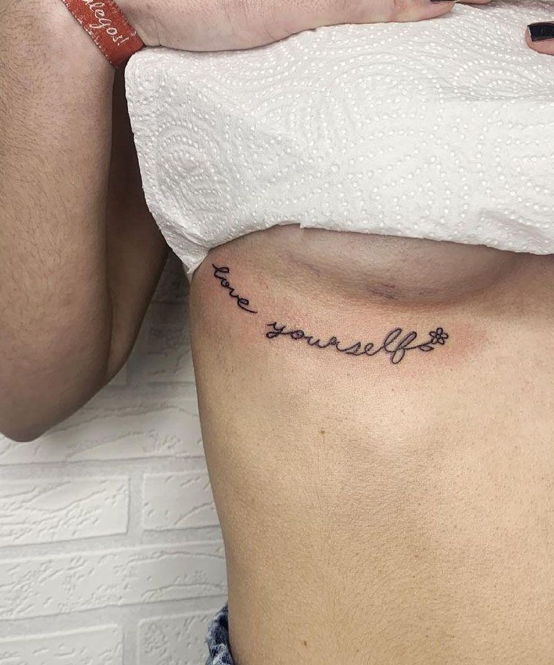 30 Elegant Love Yourself Tattoos to Inspire You